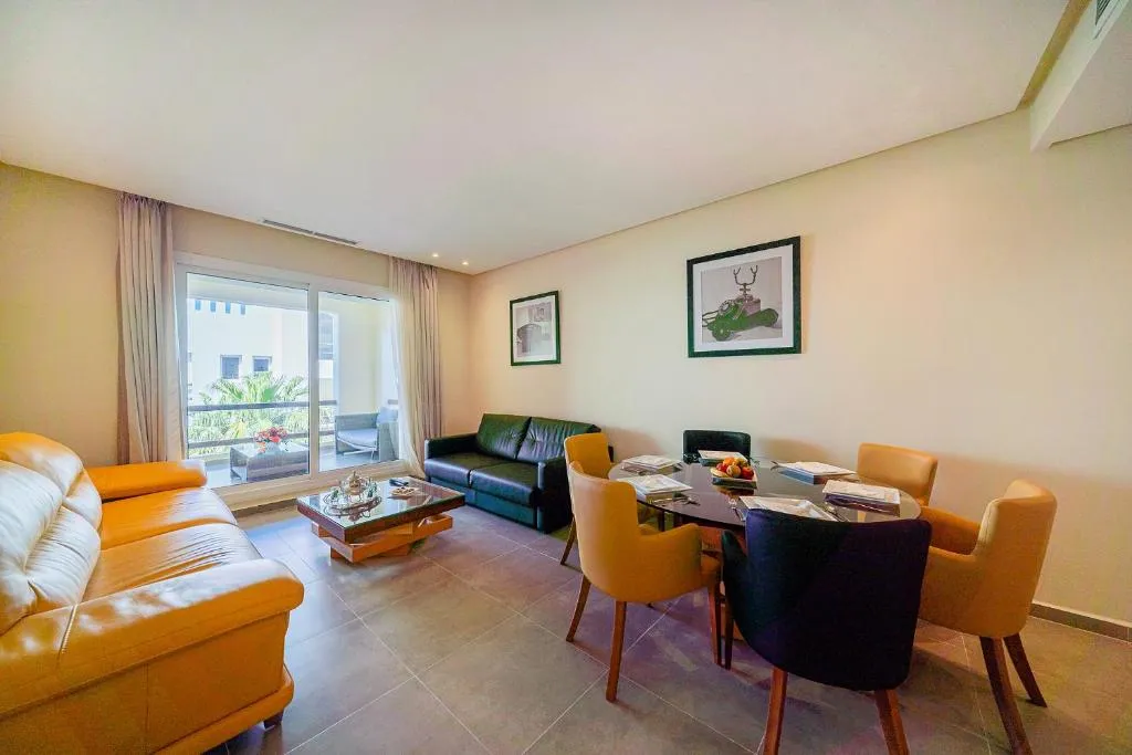 Three-Bedroom Apartment with Garden View